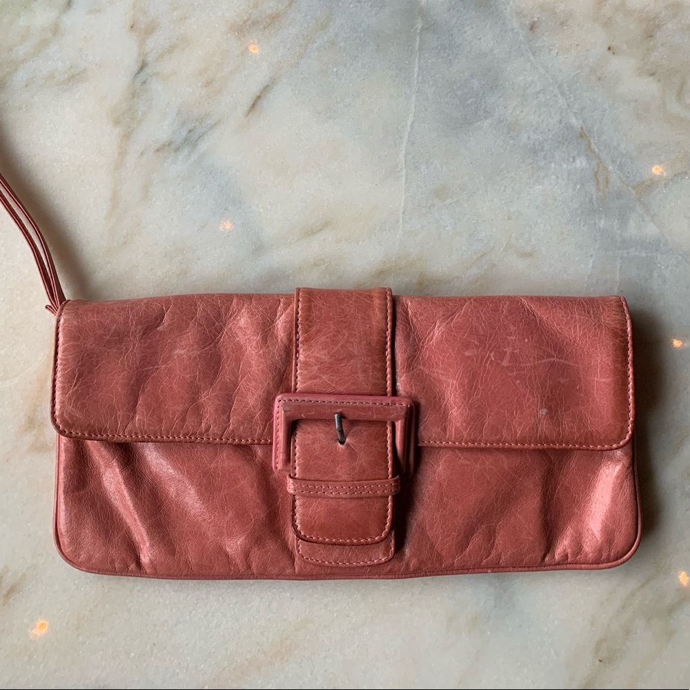 Hobo International Small Pink Clutch/Wristlet